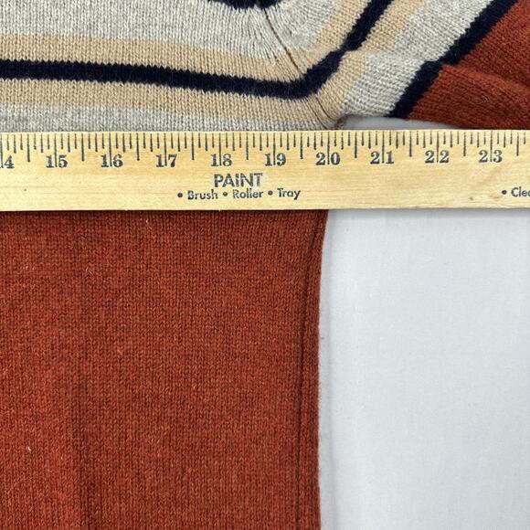 Hawick Sweater Wool Mens Size Medium, Hand Loomed Vintage 80s Colony Hong Kong ￼ - Picture 8 of 8